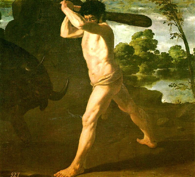hercules and the cretan bull, Francisco de Zurbaran